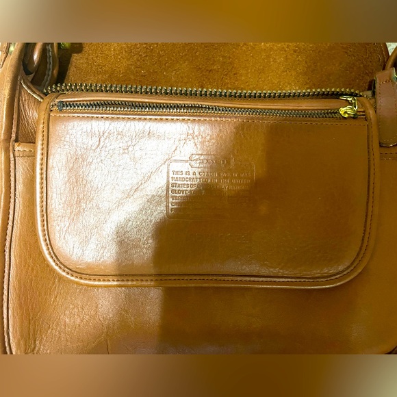 Vintage COACH Patricia legacy shoulder bag tan G6D-9951 - Picture 4 of 8